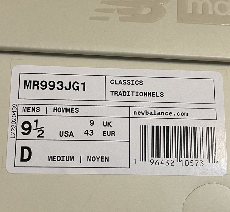 Joe Freshgoods New Balance 993 Performance Art Sage