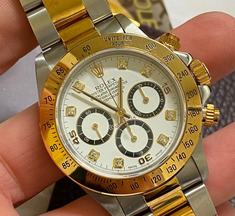 Rolex Daytona Steel Gold 6 Inverted Like New