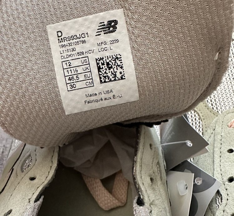 Joe Freshgoods Performance Art Sage New Balance 993