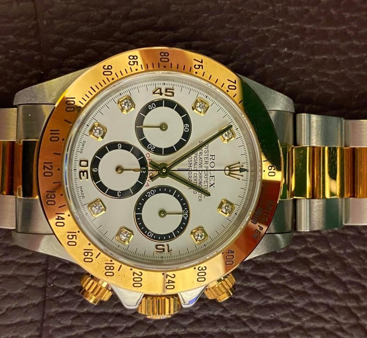 Rolex Daytona Steel Gold 6 Inverted Like New