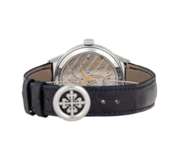 Patek Philippe Perpetual Calendar Grand Complications In-line Perpetual Calendar Platinum Blue Dial 41mm 5236p-001 Full Set