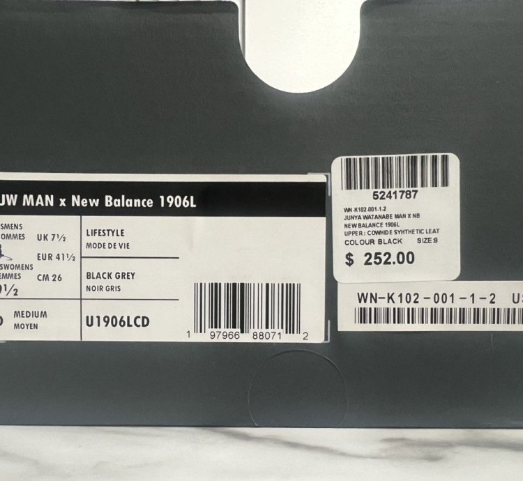 Junya Watanabe Man New Balance 1906l
