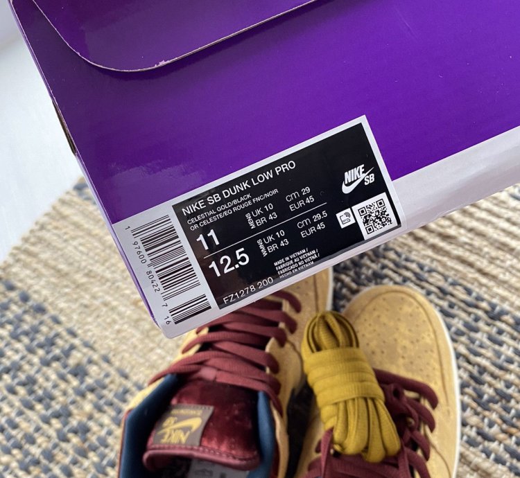 Nike Sb Dunk Low Pro City Of Cinema Skate Shoes Very Rare