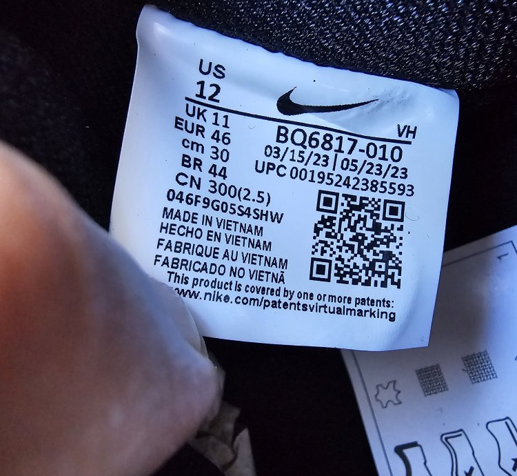 Nike Sb Dunk Low Pro Fog Black Uk 11 Us 12