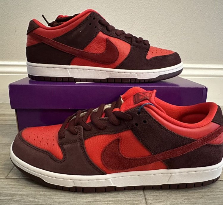 Nike Sb Dunk Low Pro Fruity Pack Cherry Crush Team Red Sz 12