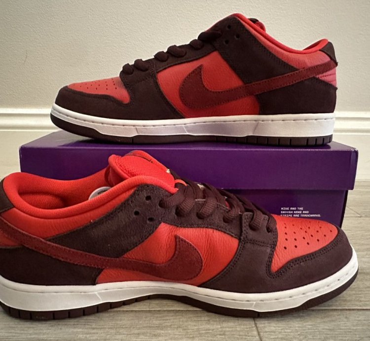 Nike Sb Dunk Low Pro Fruity Pack Cherry Crush Team Red Sz 12