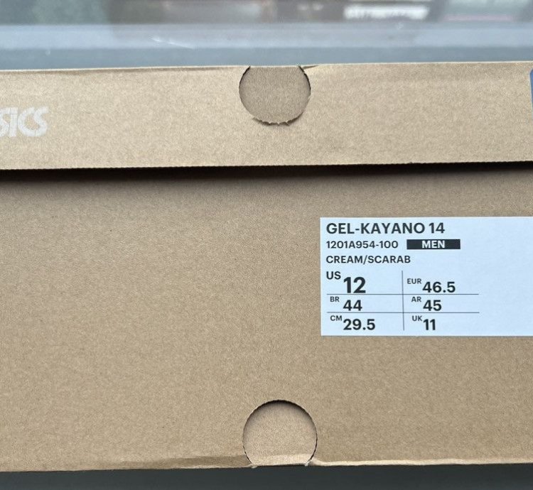 Kith Asics Gel-kayano 14 Cream Scarab Kith Summer 2023