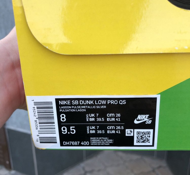 Nike Sb Dunk Low Pro Ftc Lagoon Pulse