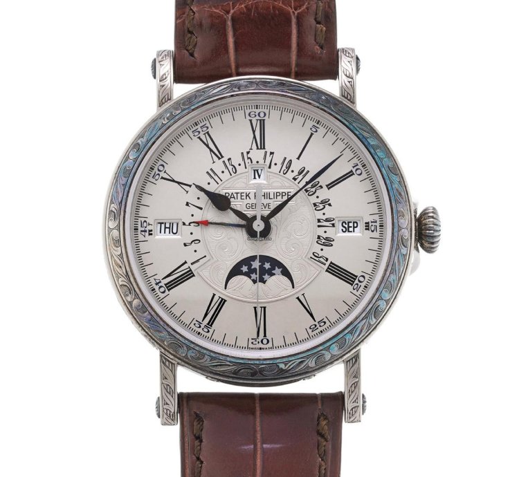 Patek Philippe Perpetual Calendar Grand Complications Perpetual Calendar 5160g-001 Belt Not Included