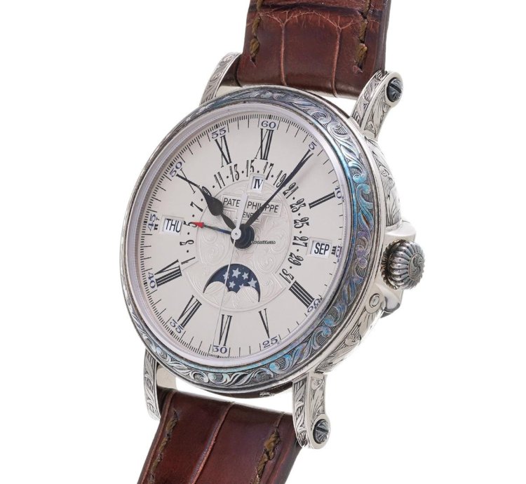 Patek Philippe Perpetual Calendar Grand Complications Perpetual Calendar 5160g-001 Belt Not Included