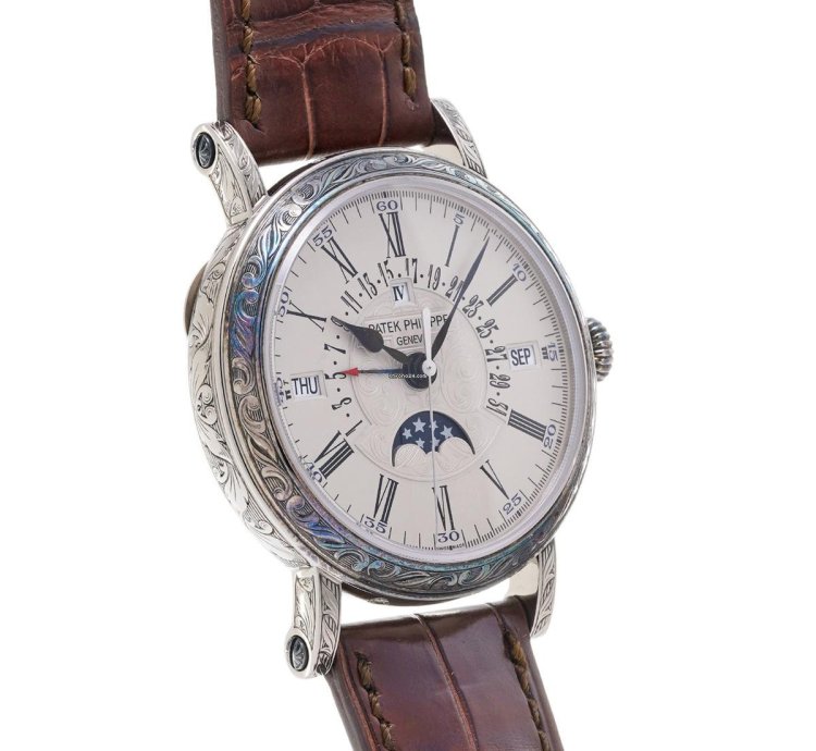 Patek Philippe Perpetual Calendar Grand Complications Perpetual Calendar 5160g-001 Belt Not Included