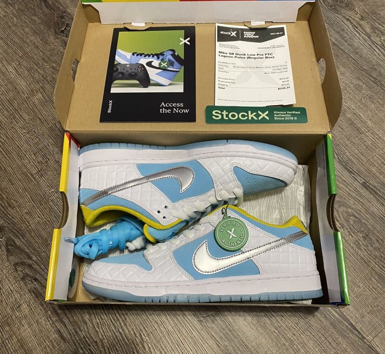 Nike Sb Dunk Low Pro Ftc Lagoon Pulse regular Box