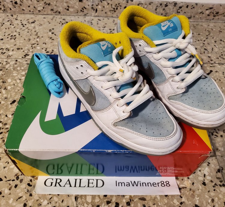 Nike Sb Dunk Low Pro Ftc Pulse Lagoon - Dh7687-400