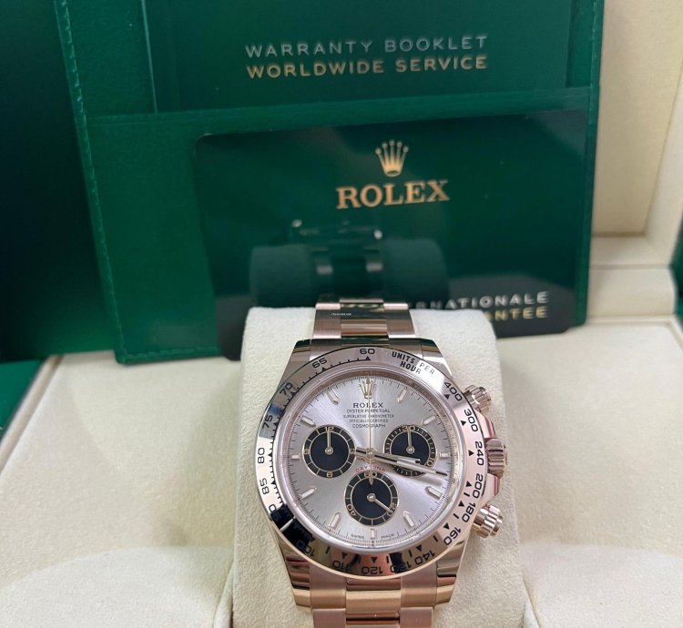 Rolex Daytona Sundust And Black Index Dial Oyster Bracelet 126505