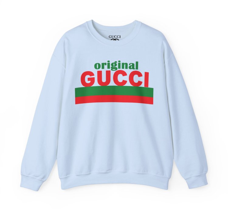 Gucci Light Blue Sweatshirt - Size Usa
