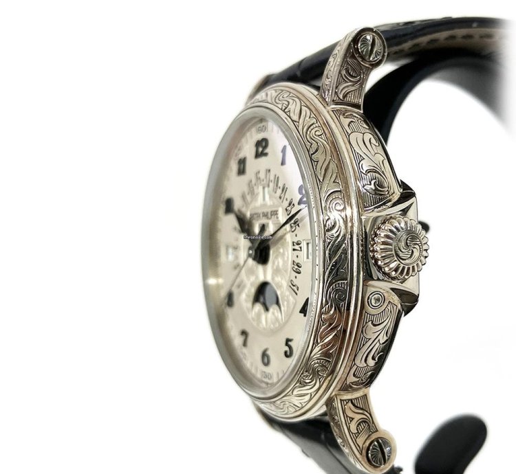 Patek Philippe Perpetual Calendar Grand Complications Perpetual Calendar White Gold White Dial 5160 500g-001
