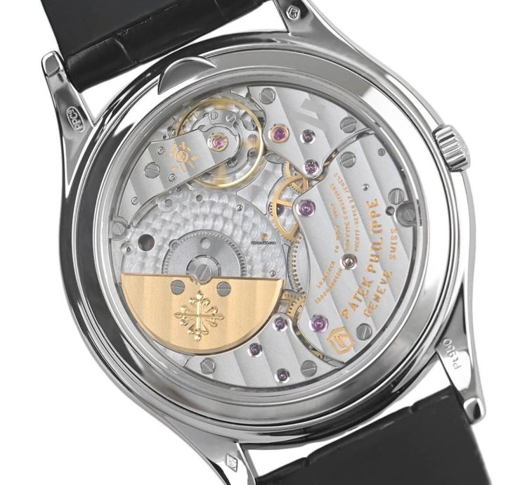 Patek Philippe Perpetual Calendar Grand Complications Platinum Diamond Perpetual Calendar Black 37 2 Box Papers 5140p-013