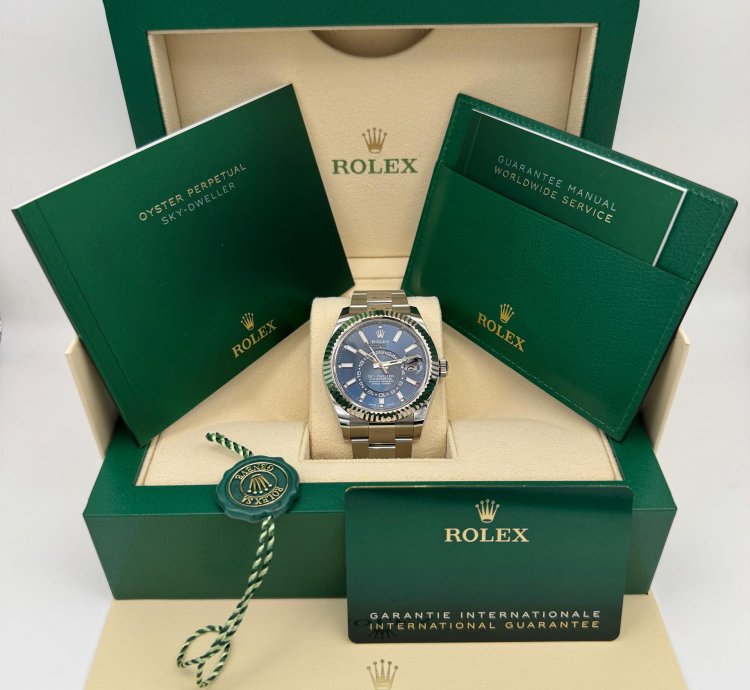 Rolex Sky-dweller Oyster Blau 2025 Neu