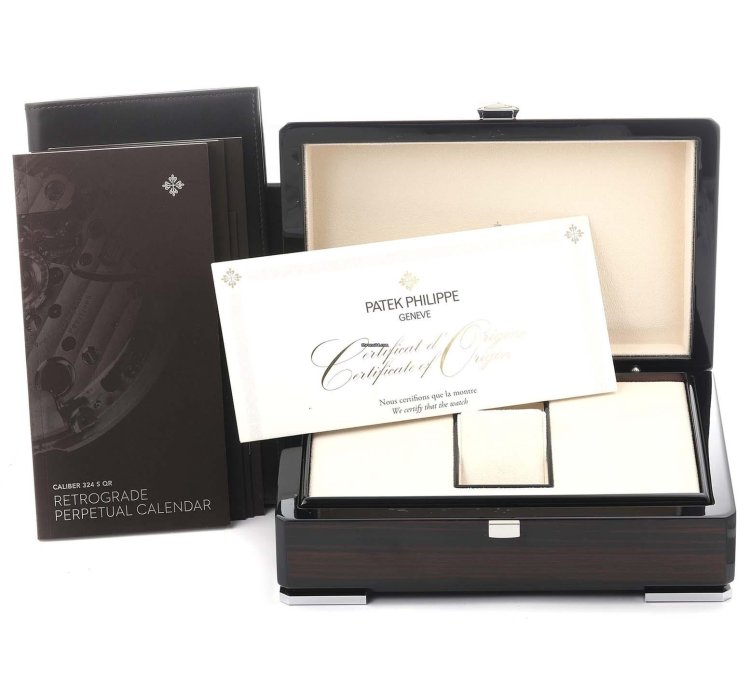 Patek Philippe Perpetual Calendar Grand Complications Rose Gold Mens Watch 5496r Box Papers