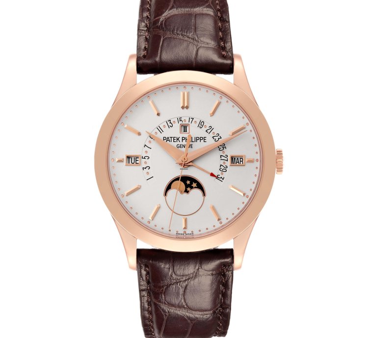 Patek Philippe Perpetual Calendar Grand Complications Rose Gold Mens Watch 5496r Box Papers