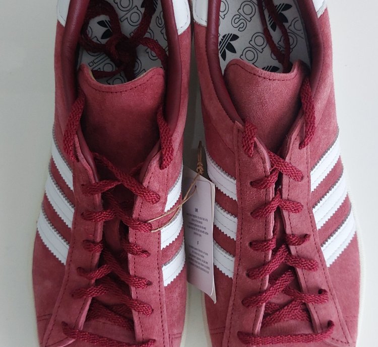 Adidas Campus 80s Low Burgundy Off White