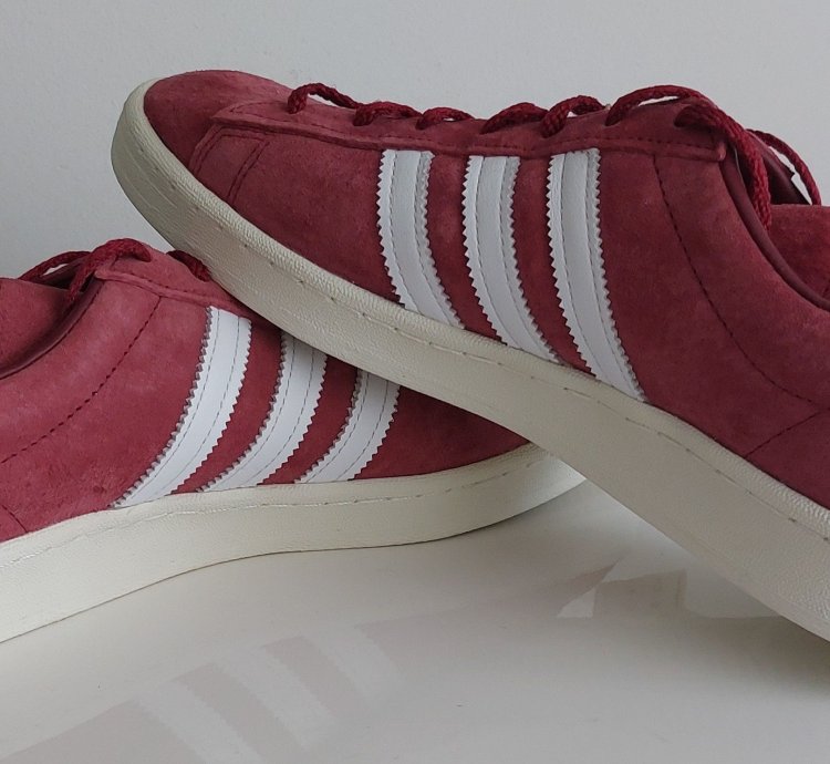 Adidas Campus 80s Low Burgundy Off White