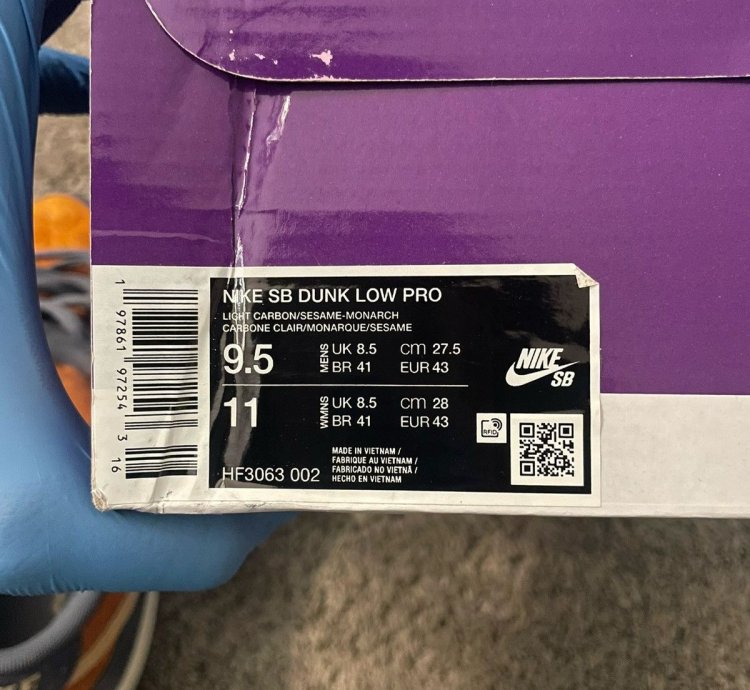 Nike Sb Dunk Low Pro Monarch
