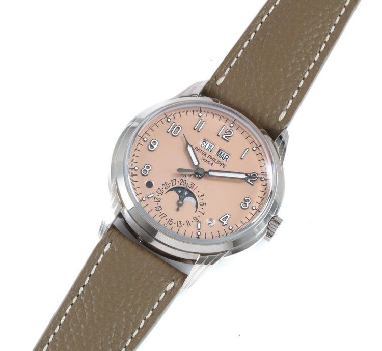 Patek Philippe Perpetual Calendar Grand Complications Salmon Dial Perpetual Calendar