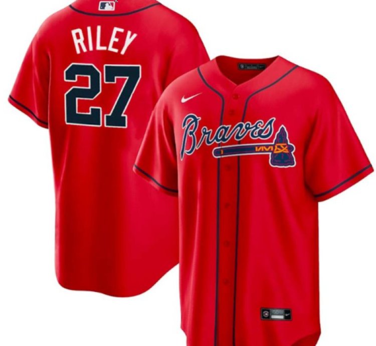 Austin Riley Atlanta Braves Red Jersey - All Stitched