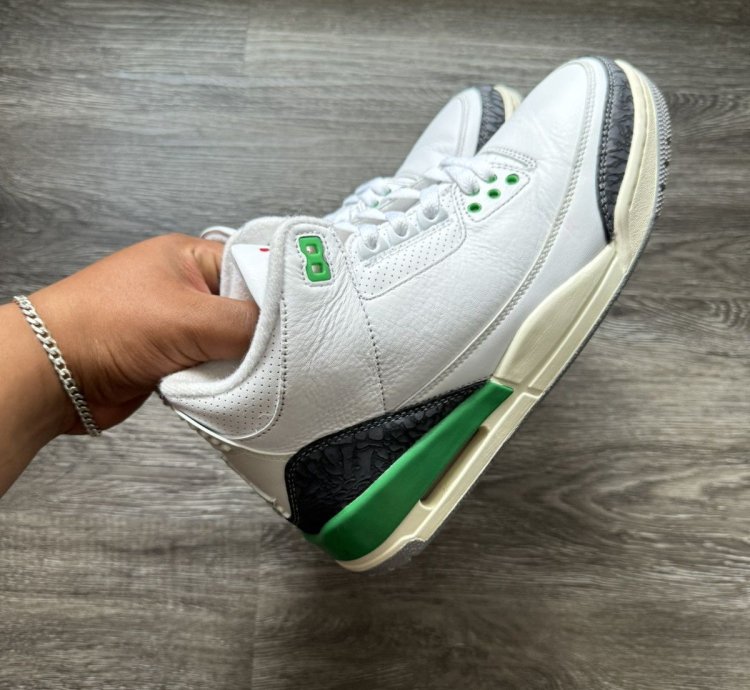 Aj3 Air Jordan 3 Retro Lucky Green Size 8 5w 7m