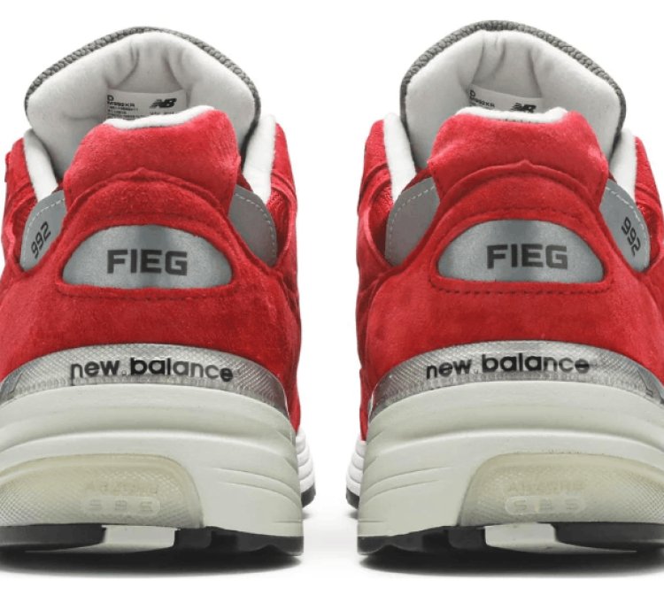 Kith New Balance 992 Kithmas Red Ronnie Fieg 10 5 Suede