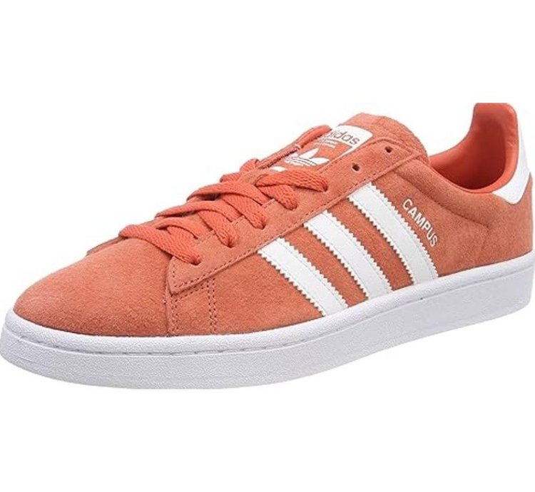 Adidas Campus Trace Scarlet Sneaker Suede Lace Low Orange 11