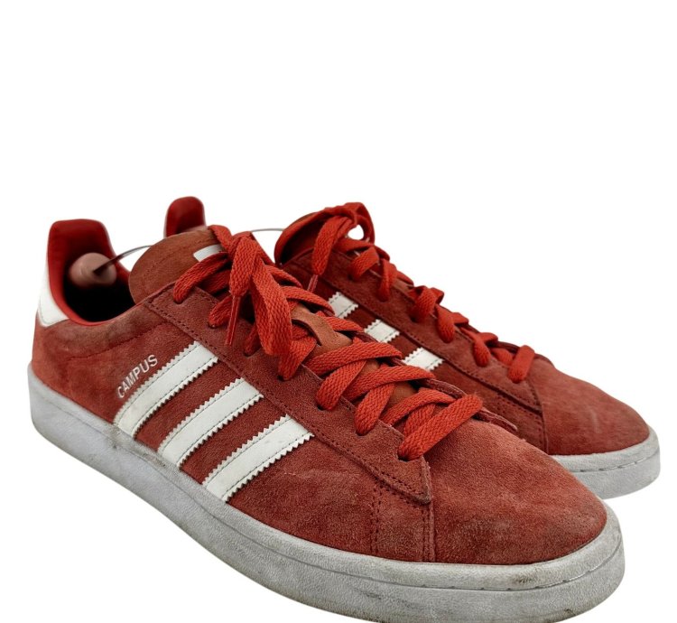 Adidas Campus Trace Scarlet Sneaker Suede Lace Low Orange 11