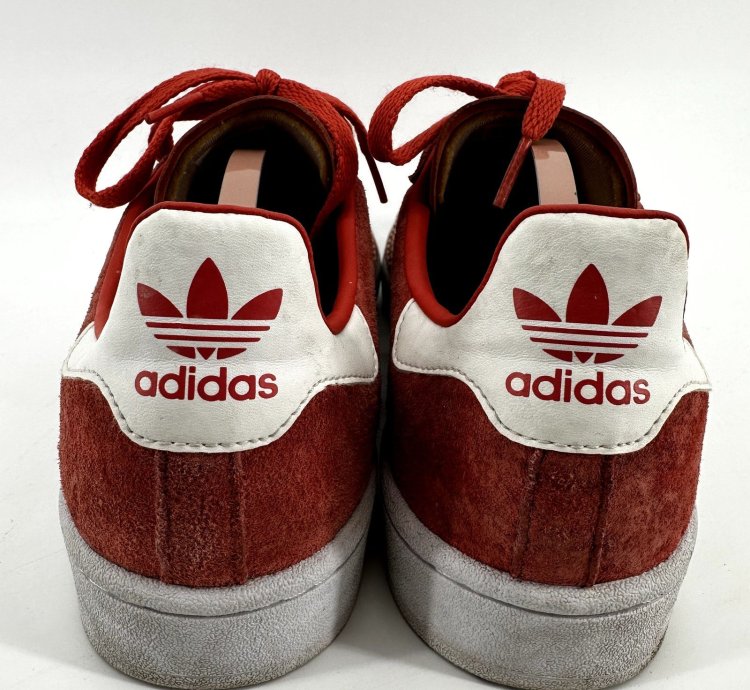 Adidas Campus Trace Scarlet Sneaker Suede Lace Low Orange 11