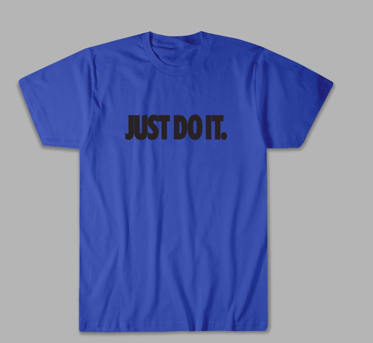 Nike Just Do It Logo Black T Shirt