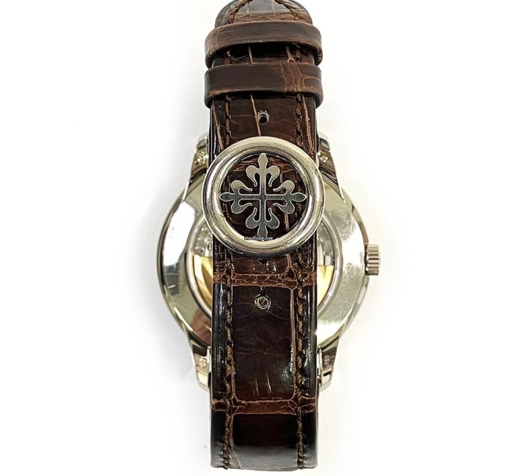 Patek Philippe Perpetual Calendar Ivory Arabic Dial 5320g-001