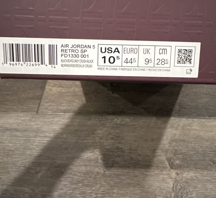 Ma Maniere Jordan 5 Dusk