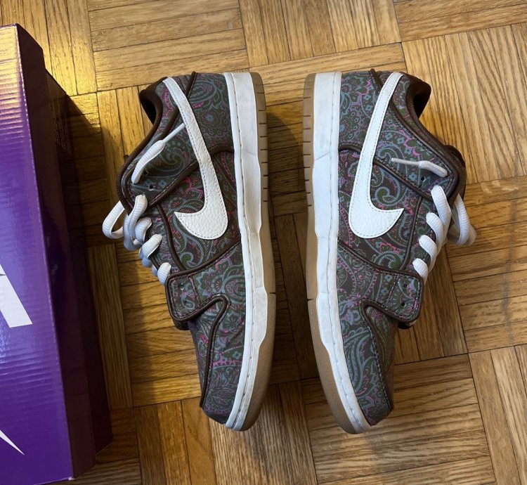 Nike Sb Dunk Low Pro Prm - Paisley Brown
