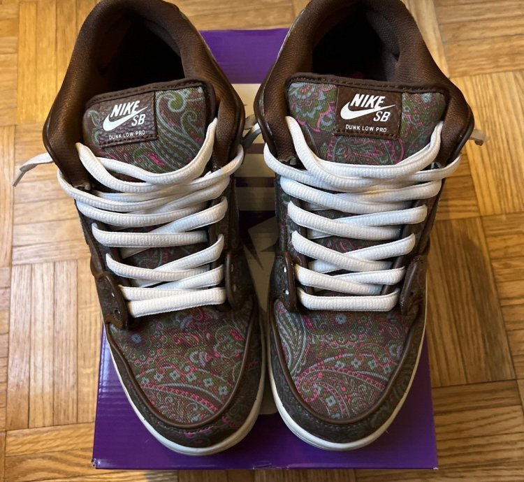 Nike Sb Dunk Low Pro Prm - Paisley Brown