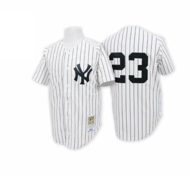 New York Yankees Don Mattingly White 1961 Throwback Jersey