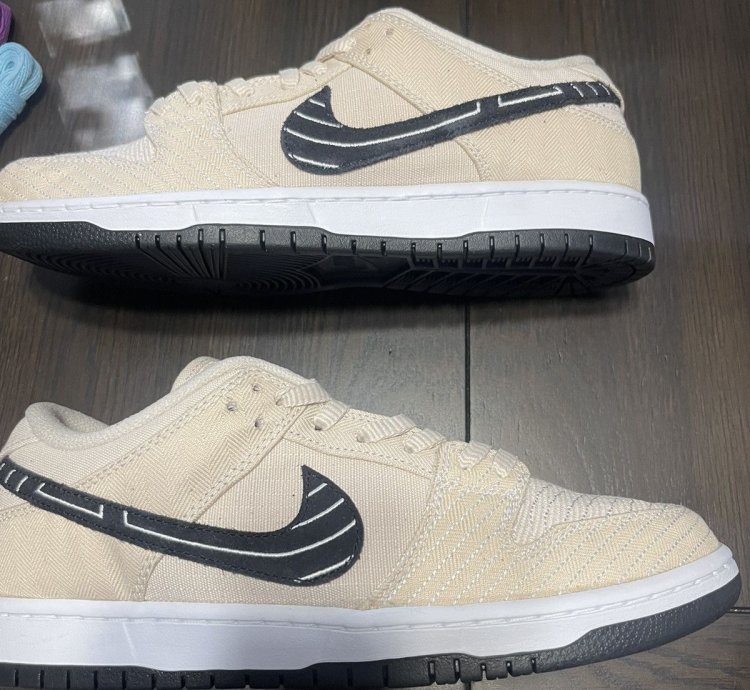 Nike Sb Dunk Low Pro Qs Albino Preto