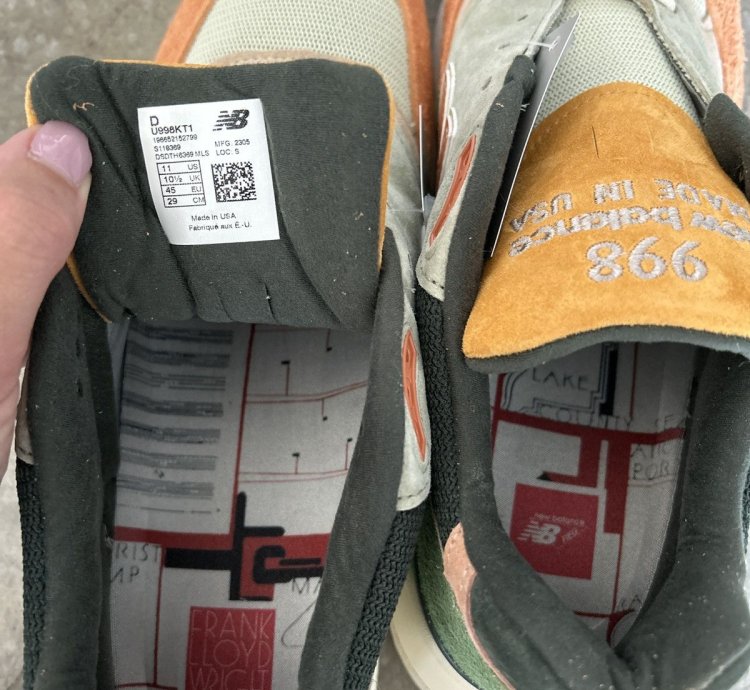 Kith New Balance The Ronnie Fieg Frank Lloyd Wright