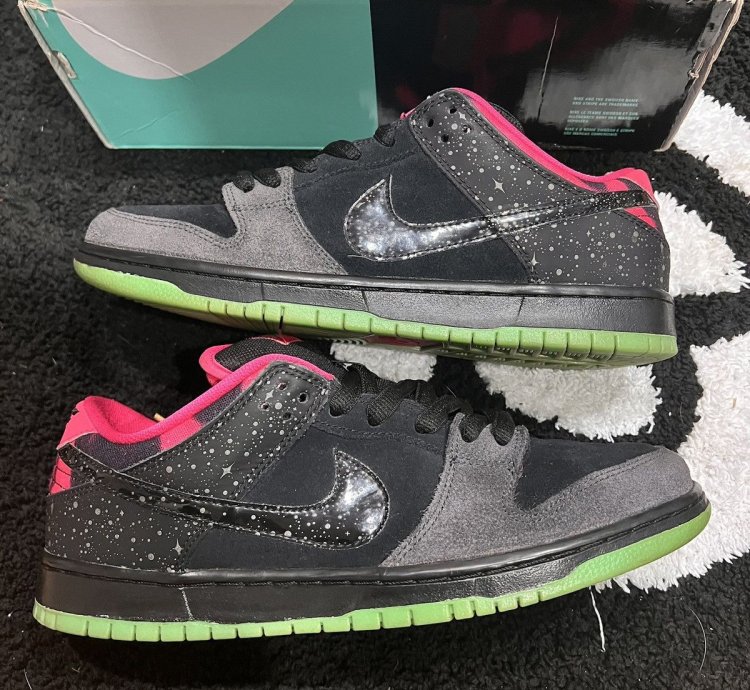 Nike Sb Dunk Low Pro Qs Premier Northern Lights Sz 10 5