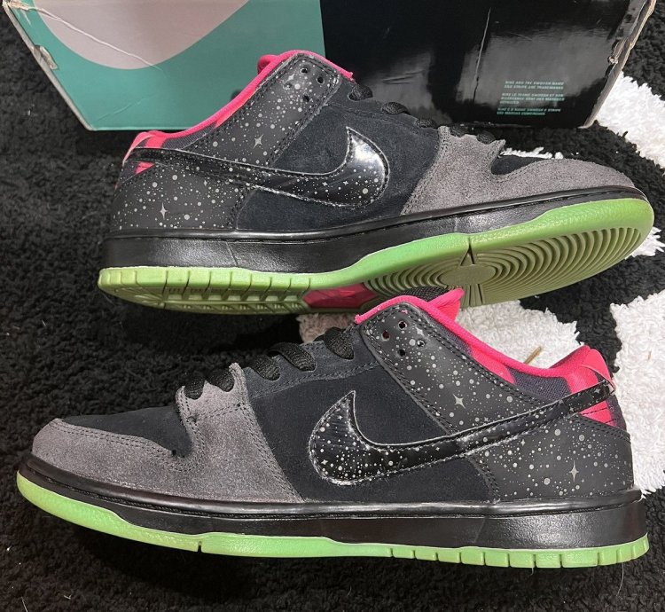 Nike Sb Dunk Low Pro Qs Premier Northern Lights Sz 10 5