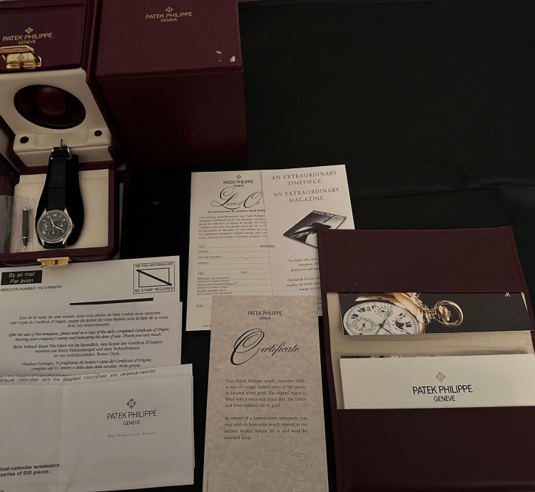 Patek Philippe Perpetual Calendar Limited Edition - Model 5038g - Full Set