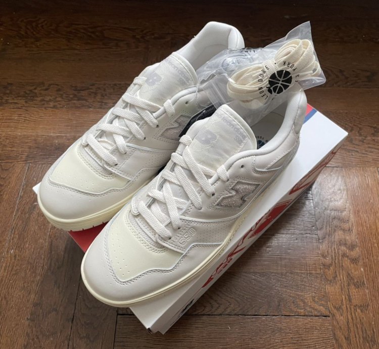 Last Drop Ald New Balance 550 - Us 9 White - Aime Leon Dore