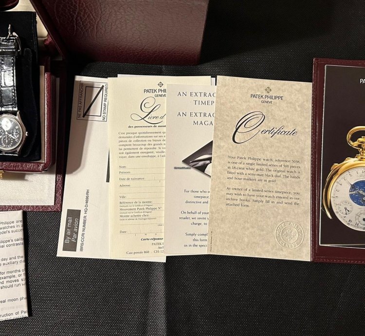 Patek Philippe Perpetual Calendar Limited Edition - Model 5038g - Full Set