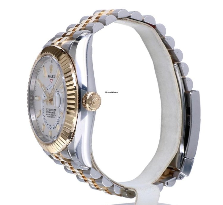 Rolex Sky-dweller Oyster Sky-dweller Jubilee Gold Steel White Dial 42 Mm Unworn 2023