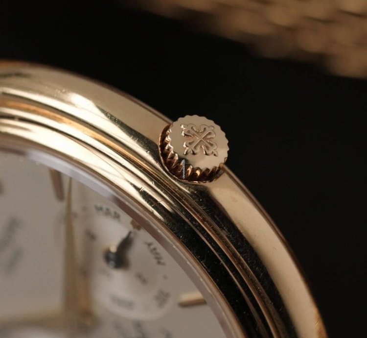 Patek Philippe Perpetual Calendar Moon Phase Ivory Dial Geneve Seal