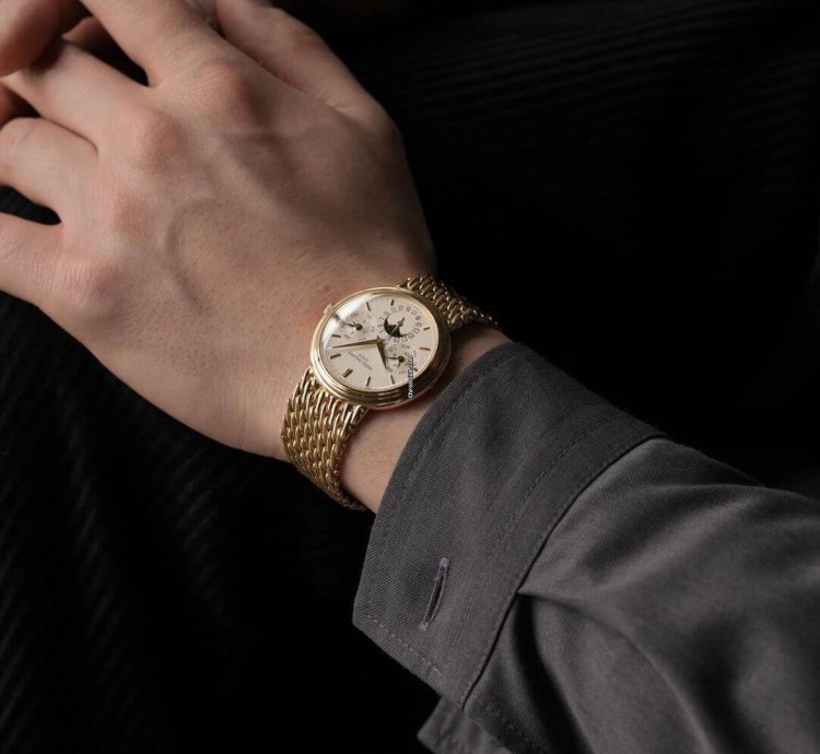 Patek Philippe Perpetual Calendar Moon Phase Ivory Dial Geneve Seal